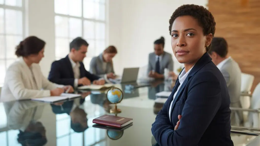 a confident person looking ahead